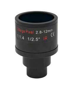M14, vari-focal 2.8-12mm, 1/2.5", F1.4, 5MP