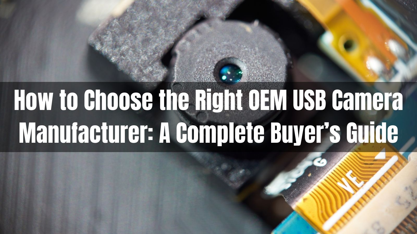 Usb Camera Compaines How to Choose the Right OEM USB Camera Manufacturer: A Complete Buyer’s ...
