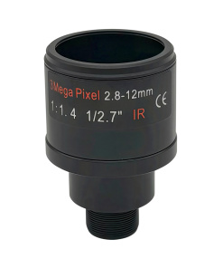 M12/S Mount, Vari-focal 2.8-12mm, 3MP, F1.4, 1/2.7’’
