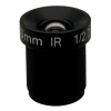 M12/S Mount, 6mm, 3MP, F2.2, 1/2.7’’