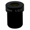 M12/S Mount, 6mm, 3MP,  F2.0, 1/2.5’’, no IR-cut filter