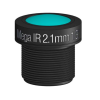 M12, 1/3", 2.1mm, F2.3, 5MP, no IR filter